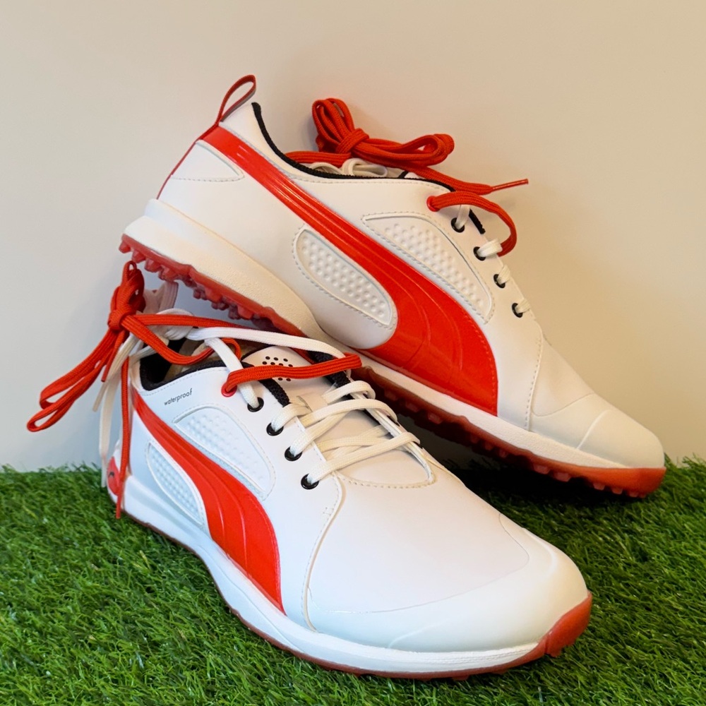 Puma BioFly Golf Shoes White/ Orange